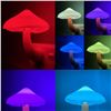 Image 8 : 3-Pack LED Color-Changing Mushroom Plug-In Night Lights w/ Dusk to Dawn Sensor; 7-Colors - New