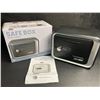 Image 1 : Safe Box Piggy Bank with Key/Passcode (Black) Money Safe for Kids