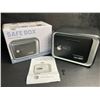 Image 1 : Safe Box Piggy Bank with Key/Passcode (Black) Money Safe for Kids