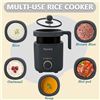 Image 3 : TopWite Rice Cooker - 1.2L Mini Rice Cooke with Non-Stick Coating; One-Touch/Keep Warm Function; NEW