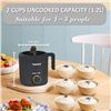 Image 6 : TopWite Rice Cooker - 1.2L Mini Rice Cooke with Non-Stick Coating; One-Touch/Keep Warm Function; NEW