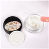 Image 6 : 15-Pack Round Clear Glass Cosmetic Jars with Black Lids (4oz) Great for DIY Beauty/Crafts - New