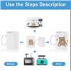 Image 10 : 12PC Sublimation Mugs/11oz Blank Coffee Mugs for DIY Customization/Crafts (White) With Boxes - New!