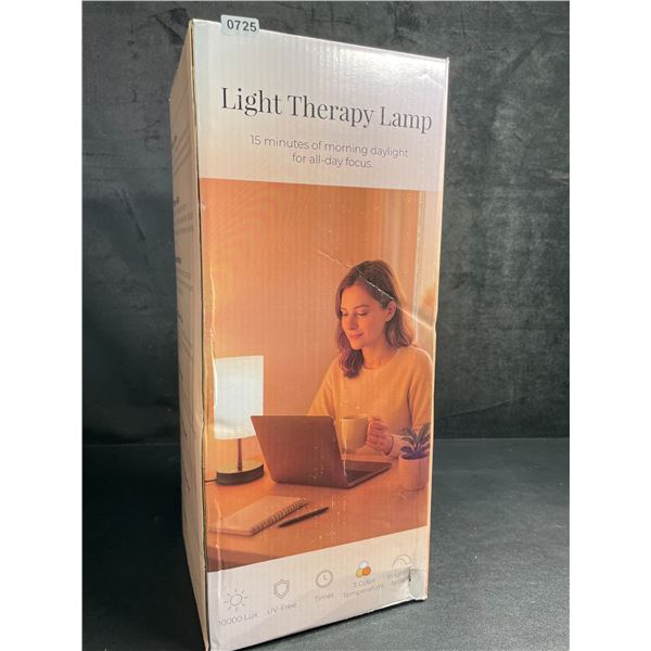 Light Therapy Lamp (10,000Lux) with Remote - Lifts Mood/Alertness for Fighting Seasonal Blues - New