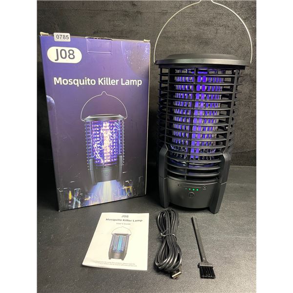 USB Rechargeable Electric Solar Bug Zapper/UV Mosquito Killer Lamp; 4200V, Hanging Design - New