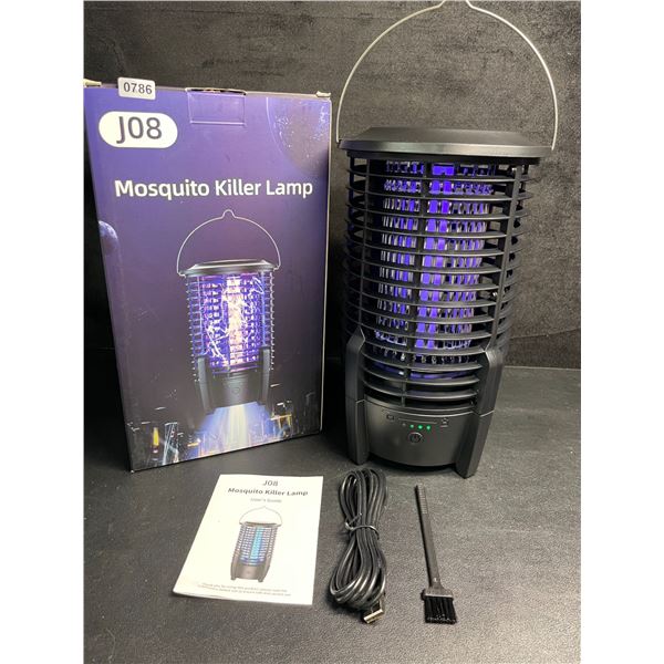 USB Rechargeable Electric Solar Bug Zapper/UV Mosquito Killer Lamp; 4200V, Hanging Design - New