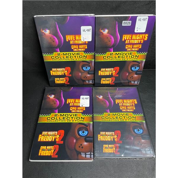 Lot of 3 Five Nights at Freddy's DVD Sets  - 2-Movie Collection (FNAF 1 & 2) - New!