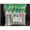 Image 1 : 6-Pack of G.U.M. Travel/Foldable Toothbrushes with Built-In Case - New Sealed