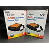 Image 1 : Lot of 2 Auto Air Purification Heater Fans - 200W - 12V Plug-In Design - Brand New
