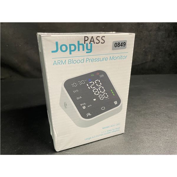 Electric/Automatic Arm Blood Pressure Monitor with Large 4.3" Display Screen - New Sealed