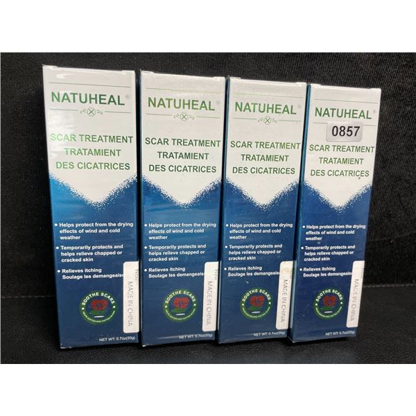 4 Boxes of Natuheal Scar Treatment Cream (20g) - New Sealed
