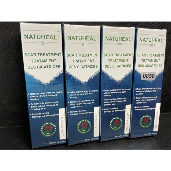4 Boxes of Natuheal Scar Treatment Cream (20g) - New Sealed