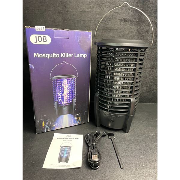 USB Rechargeable Electric Solar Bug Zapper/UV Mosquito Killer Lamp; 4200V, Hanging Design - New