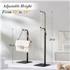 Image 2 : 3-Pack Purse Holders/Handbag Display Stands/Hangers for Bags - For Closet/Vendors/Retail Use - NEW