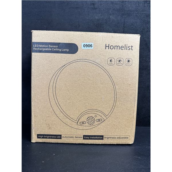 Homelist 2-Pack of LED Motion Sensor Rechargeable Ceiling Lights - New