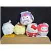 Image 4 : 12PC Hello Kitty and Friends - Squishies/Keychains and Stickers - New