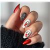 Image 1 : 2-Packs of Worried and Sad Glamnetic Short Almond Shape Press on Nails - New