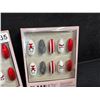 Image 5 : 2-Packs of Worried and Sad Glamnetic Short Almond Shape Press on Nails - New