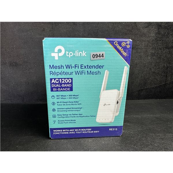 TP-Link AC1200 Mesh Wi-Fi Extender/WiFi Booster - Works with Any WiFi Router - New Sealed!