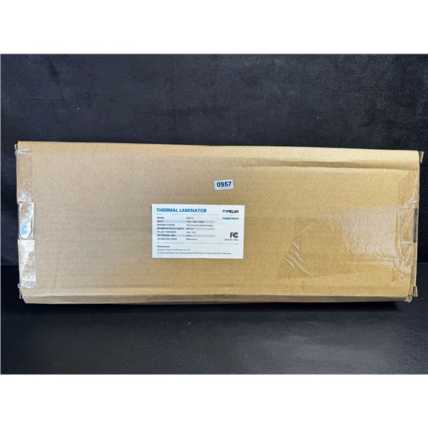 TopElek Thermal Laminator for Thermal and Cold Laminating - New