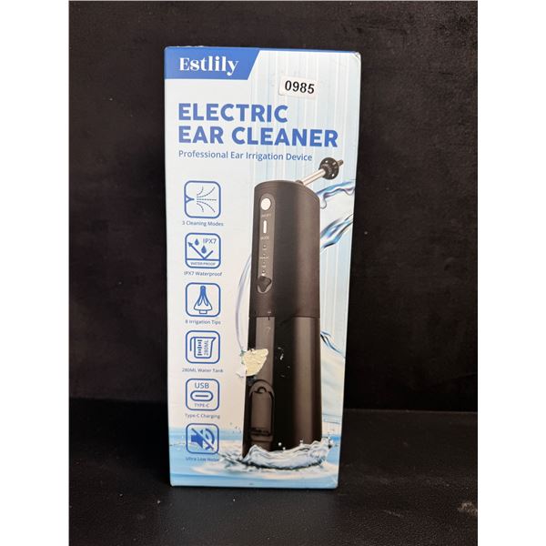 Electric Water-Powered Ear Cleaner Kit for Earwax Removal with 8 Reusable Irrigation Tips - New!