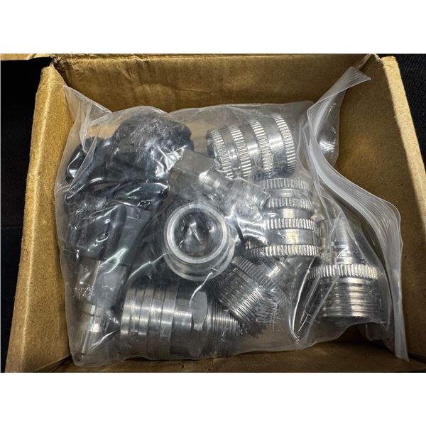 8PCS Stainless Steel M22 Pressure Washer Adapter Set - New
