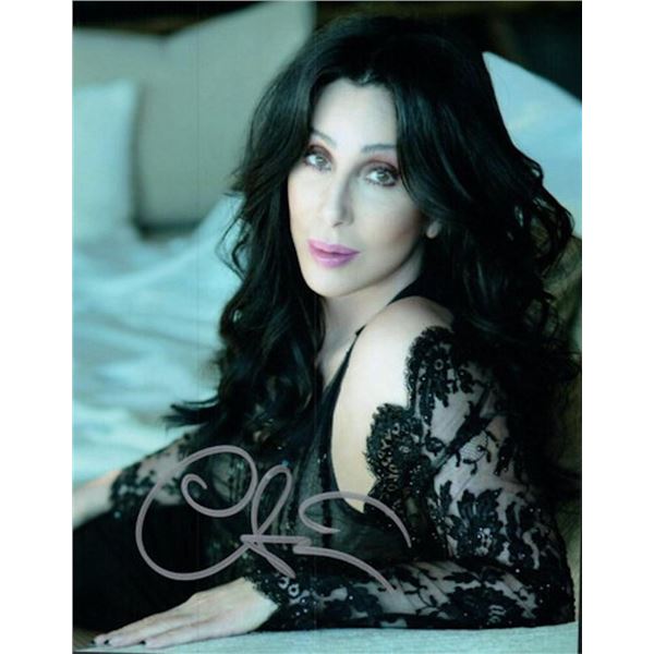 Cher facsimile signed photo