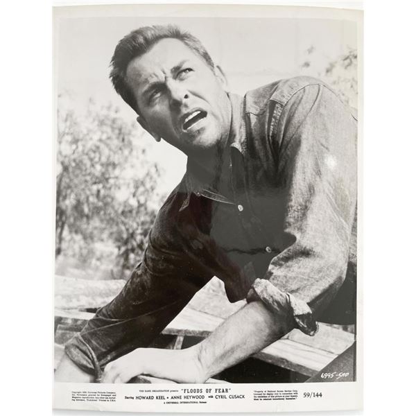 Floods of Fear Howard Keel original 1959 vintage movie photo