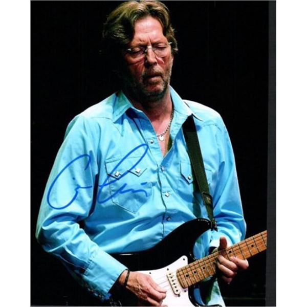 Eric Clapton facsimile signed photo