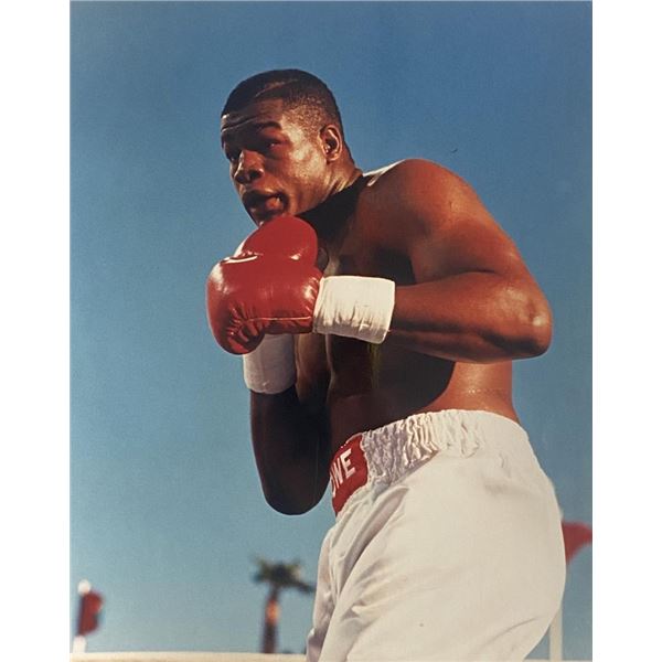 Professional boxer Riddick Bowe photo