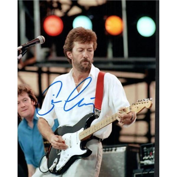 Eric Clapton facsimile signed photo