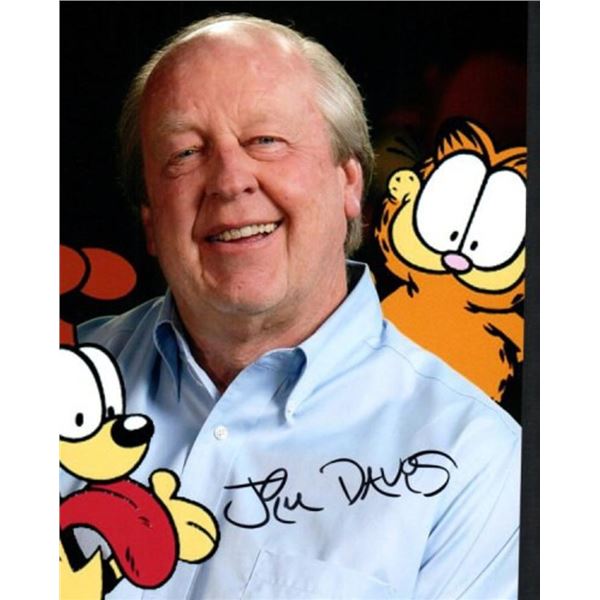 Garfield Jim Davis facsimile signed photo