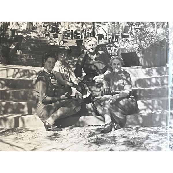 Sierra Madre Wistaria Vine Gardens vintage photo