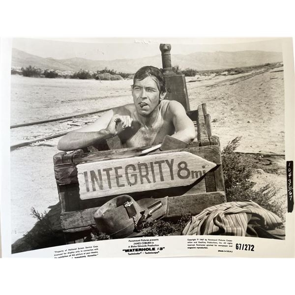 Waterhole #3 James Coburn original 1967 vintage movie photo