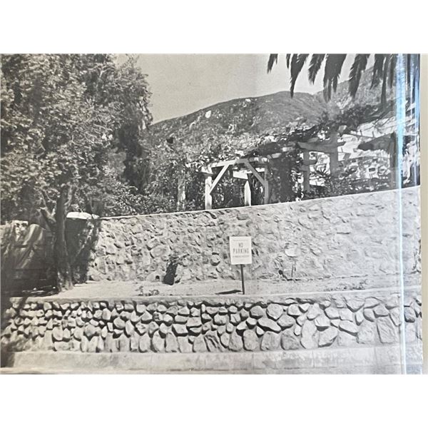 Sierra Madre Wistaria Vine Gardens vintage photo