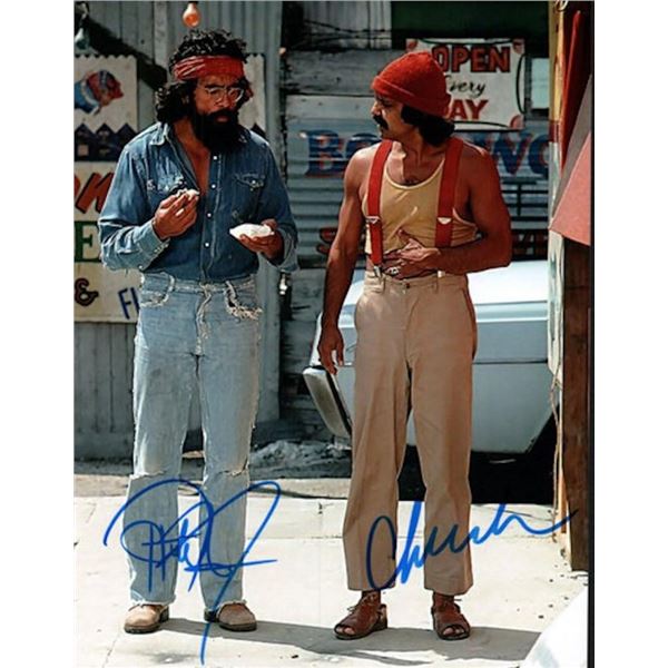 Cheech and Chong facsimile signed photo