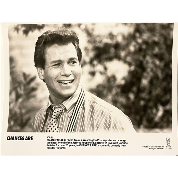 Chances Are Ryan O'Neal original 1989 vintage movie photo