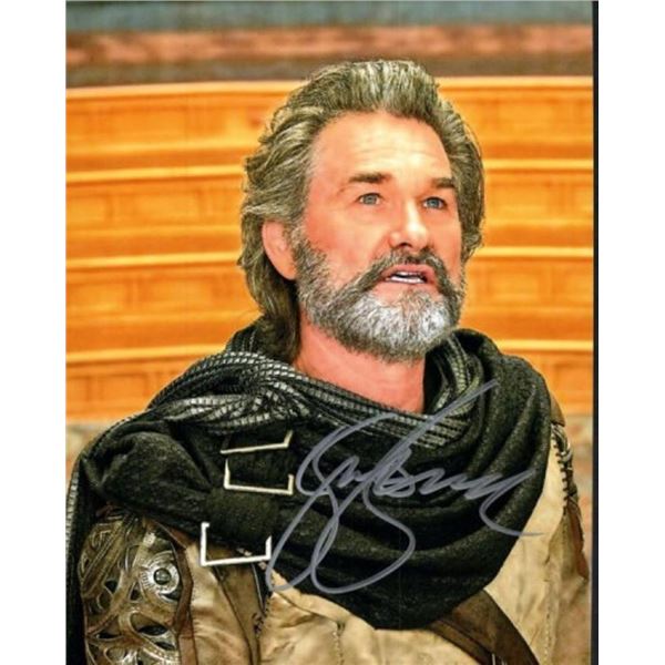 Guardians of the Galaxy Kurt Russell facsimile signed photo