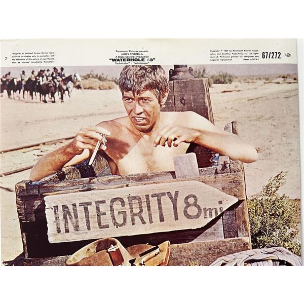 Waterhole #3 James Coburn original 1967 vintage movie photo