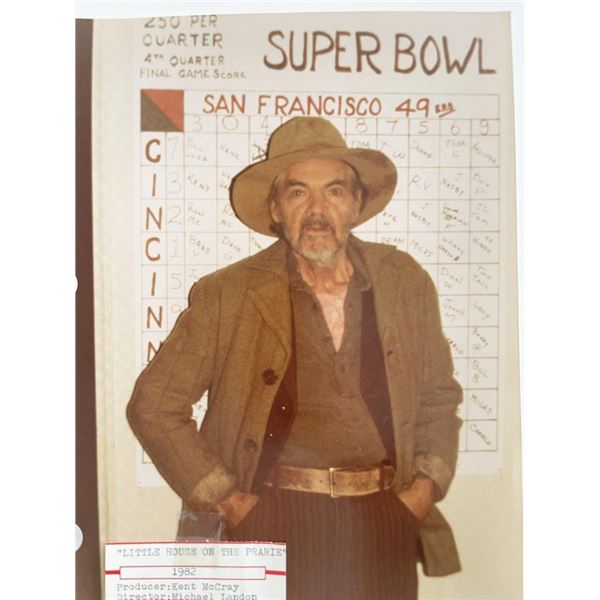 Little House on the Prairie Eddie Quillan original 1982  vintage photo