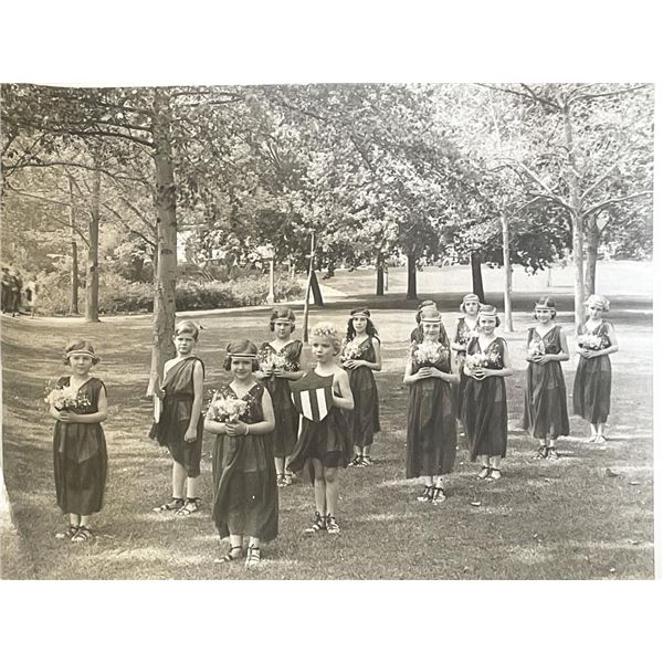 Children in fancy dress vintage photo