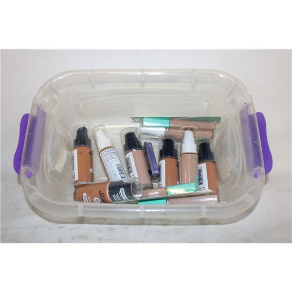 BIN OF NEW UNUSED MAKE-UP