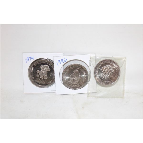 1974 1984 1986 KLONDIKE DOLLARS EDMONTON