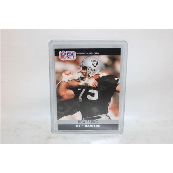 HOWIE LONG RAIDERS NFL PRO SET 545