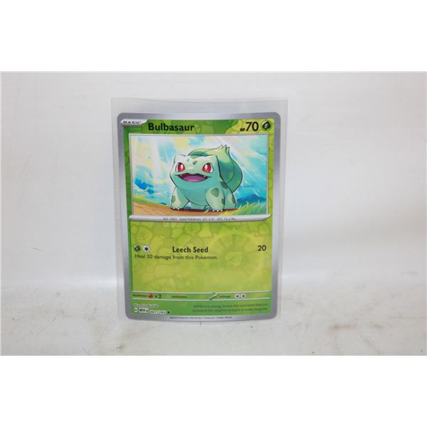BULBASAUR REVERSE HOLO 001/165