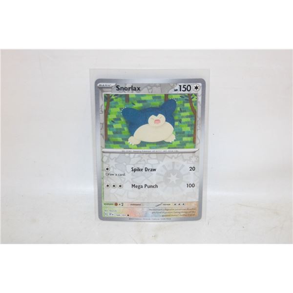 SNORLAX REVERSE HOLO 144/191