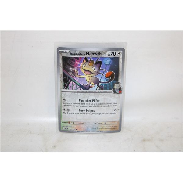 MEOWTH REVERSE HOLO 149/182