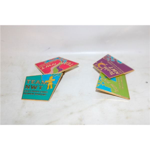 NWT 1979 CANADAN GAMES PUZZLE PINS