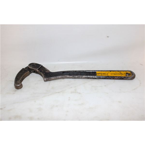 J.H WILLIAMS ADJUSTABLE HOOK SPANNER