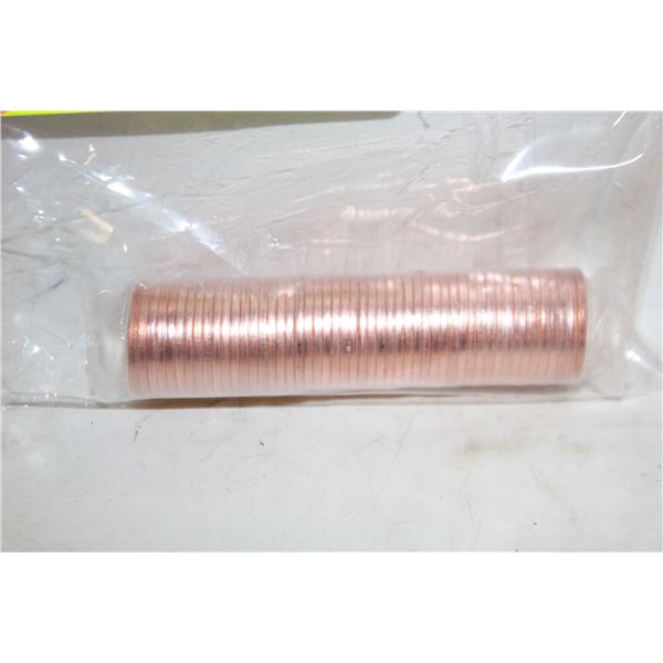 2009 NON MAGNETIC CANADA MINT 1 CENT ROLL